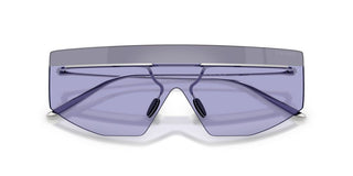 Prada Pr B55s Men Silver Geometric Sunglasses