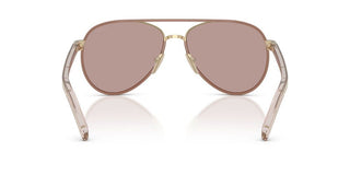 Prada Pr B57s Women Gold Pilot Sunglasses