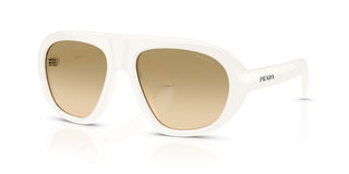 Prada PR C05S women White Shield Sunglasses