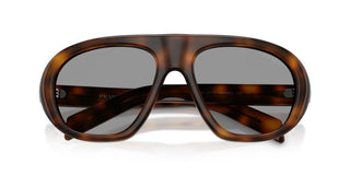 Prada PR C05S women Havana Shield Sunglasses