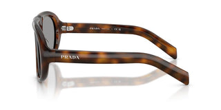Prada PR C05S women Havana Shield Sunglasses