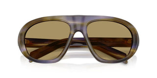 Prada PR C05S women Green Shield Sunglasses
