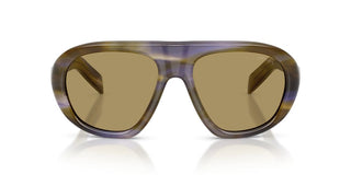 Prada PR C05S women Green Shield Sunglasses