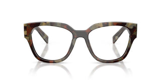 Prada PR C06V women Brown Oval Eyeglasses