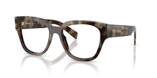 Prada PR C06V women Brown Oval Eyeglasses