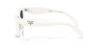Prada PR C07S women White Squared Sunglasses