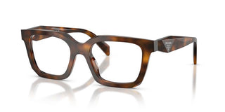 Prada PR C08V women Havana Squared Eyeglasses