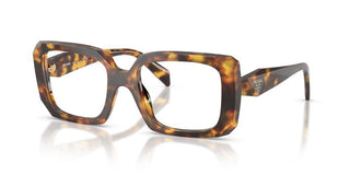 Prada PR C09V women Havana Rectangle Eyeglasses