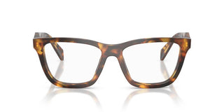 Prada PR C10V women Havana Squared Eyeglasses