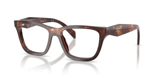 Prada PR C10V women Brown Squared Eyeglasses