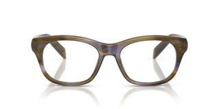 Prada PR C13V women Brown Squared Eyeglasses