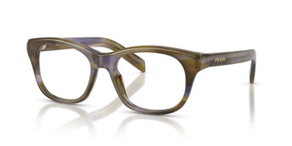 Prada PR C13V women Brown Squared Eyeglasses