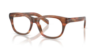 Prada PR C13V women Brown Squared Eyeglasses