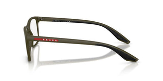 Prada Linea Rossa Ps 08rv Men Green Squared Eyeglasses
