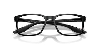 Prada Linea Rossa Ps 08rv Men Black Squared Eyeglasses