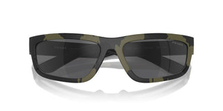 Prada Linea Rossa Ps  05zs Men Green Rectangle Sunglasses