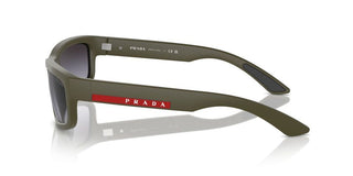 Prada Linea Rossa Ps  05zs Men Green Rectangle Sunglasses
