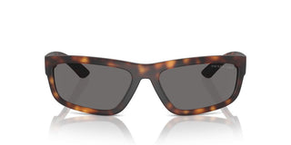 Prada Linea Rossa Ps  05zs Men Havana Rectangle Sunglasses