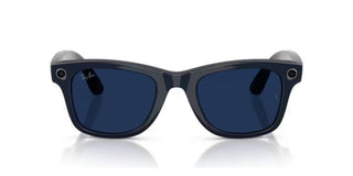Ray-ban Ray-ban Meta Rw 4012 Wayfarer Unisex Blue Squared Sunglasses