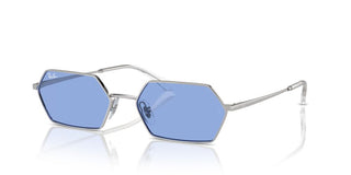 Ray-ban Rb 3728 Unisex Silver Squared Sunglasses