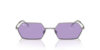 Ray-ban Rb 3728 Unisex Silver Squared Sunglasses