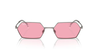 Ray-ban Rb 3728 Unisex Silver Squared Sunglasses