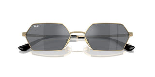 Ray-ban Rb 3728 Unisex Gold Squared Sunglasses