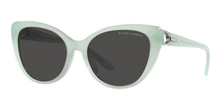 Ralph Lauren RL 8215BU women Green Cat Eye Sunglasses