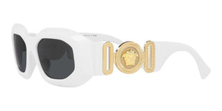 Versace ROCK ICONS VE 4425U men White Geometric Sunglasses