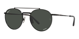 Ray-Ban ROUND II TITANIUM RB 8237 unisex Black Round Sunglasses