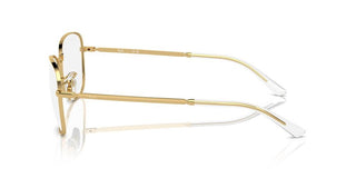 Ray-ban Rx 3733v Unisex Gold Squared Eyeglasses