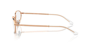 Ray-ban Rx 3734v Unisex Rose Gold Geometric Eyeglasses