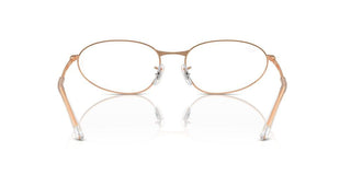 Ray-ban Rx 3734v Unisex Rose Gold Geometric Eyeglasses