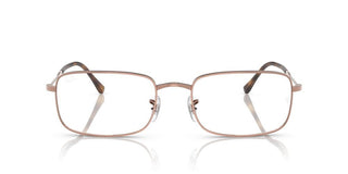Ray-ban Rx 3746v Unisex Brown Rectangle Eyeglasses