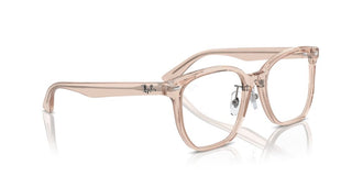 Ray-ban Rx 5425d Unisex Brown Squared Eyeglasses