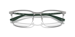 Ray-ban Rx 6518 Unisex Silver Squared Eyeglasses