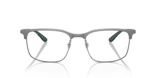 Ray-ban Rx 6518 Unisex Silver Squared Eyeglasses