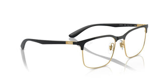 Ray-ban Rx 6518 Unisex Black Squared Eyeglasses
