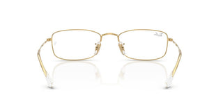 Ray-Ban RX 6647 unisex Gold Rectangle Eyeglasses