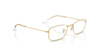 Ray-Ban RX 6647 unisex Gold Rectangle Eyeglasses
