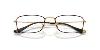 Ray-Ban RX 6647 unisex Havana Rectangle Eyeglasses