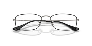 Ray-Ban RX 6647 unisex Black Rectangle Eyeglasses