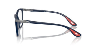 Ray-ban Rx 7240m Unisex Blue Geometric Eyeglasses