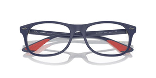 Ray-ban Rx 7307m Unisex Blue Squared Eyeglasses