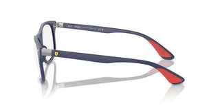 Ray-ban Rx 7307m Unisex Blue Squared Eyeglasses