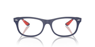 Ray-ban Rx 7307m Unisex Blue Squared Eyeglasses