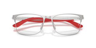 Ray-Ban RX 7550 unisex Silver Squared Eyeglasses