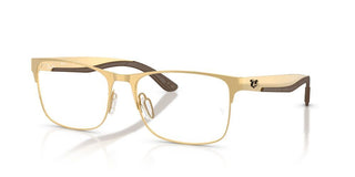 Ray-Ban RX 7550 unisex Gold Squared Eyeglasses