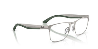 Ray-Ban RX 7550 unisex Ruthenium Squared Eyeglasses