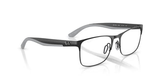 Ray-Ban RX 7550 unisex Black Squared Eyeglasses